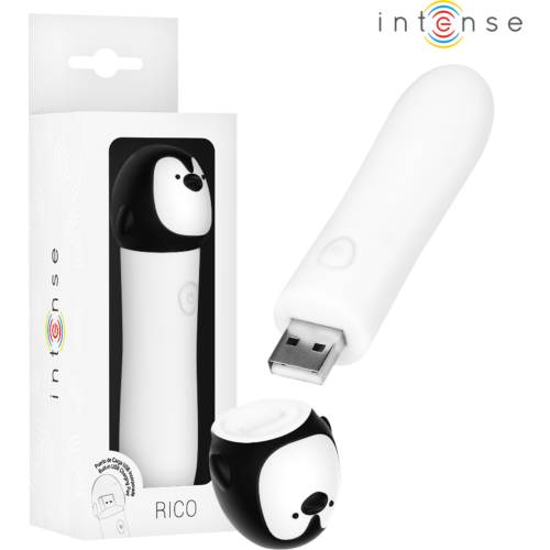 Balle vibrante INTENSE RICO | Design pingouin et 8 modes