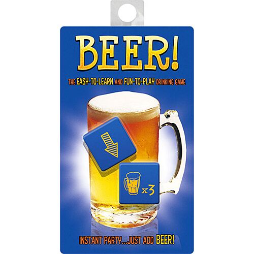 Jeu de dés BEER DICE Kheper Games pour soirées adultes