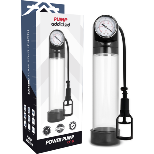 Bomba Alargadora PENE Pump Addicted RX9 - Érection garantie