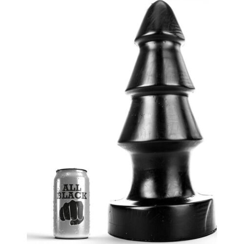 Buttplug ALL BLACK Desafío Anal 40 cm - Forme pratique