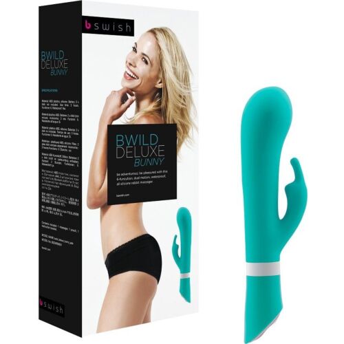 Vibromasseur B SWISH BWILD DELUXE BUNNY avec tête anatomique