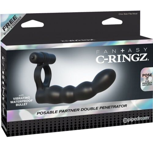 Anillo Pene Fantasy C-RINGZ Double Pénétration Posable