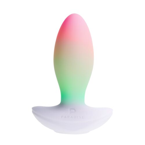 Vibrateur Paradise Pleasure The Plug avec éclairage RGB