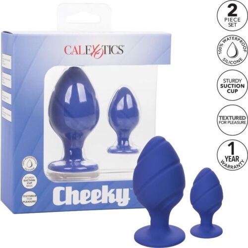 Plug anal CALEXOTICS Cheeky Plugs – Texture individuelle