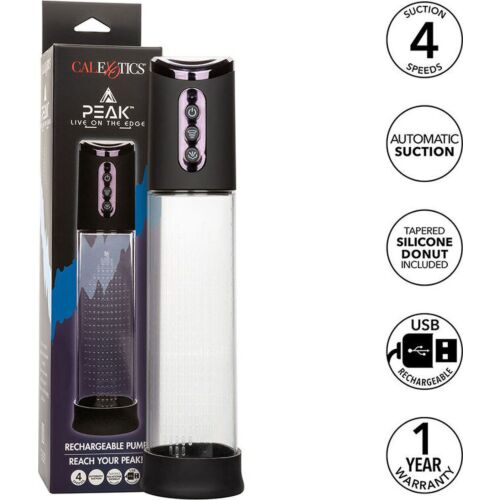 Pompe Pénis CALEXOTICS Peak Rechargeable 4 Vitesses