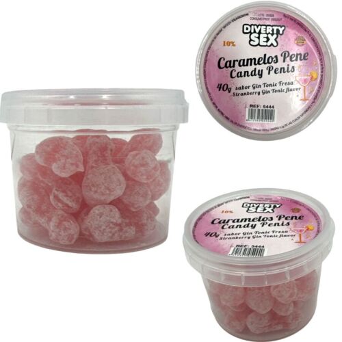 Bonbons Pénis Diablo Picante - Sabor Gin Tonic