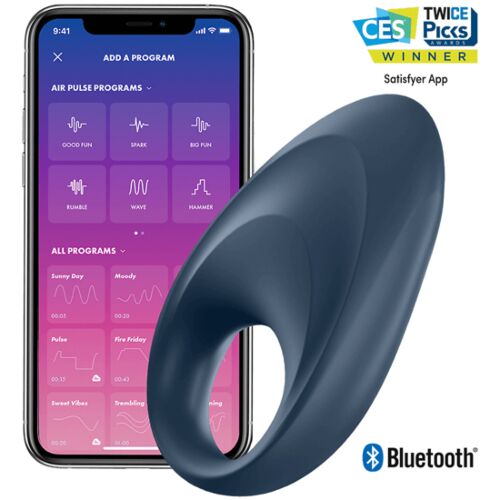 Vibrateur Anneau Satisfyer Mighty One avec application