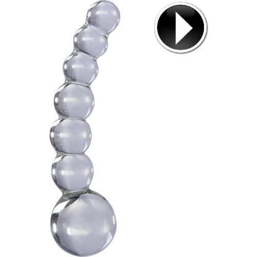 Masseur en cristal ICICLES N. 66 avec axe de perles