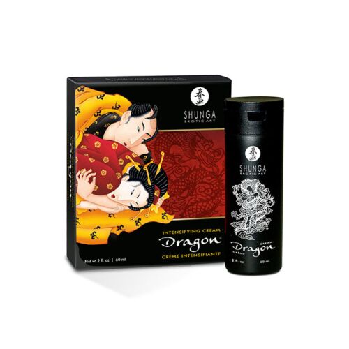 Crème d'augmentation d'érection Shunga Dragon - Effet feu-glace