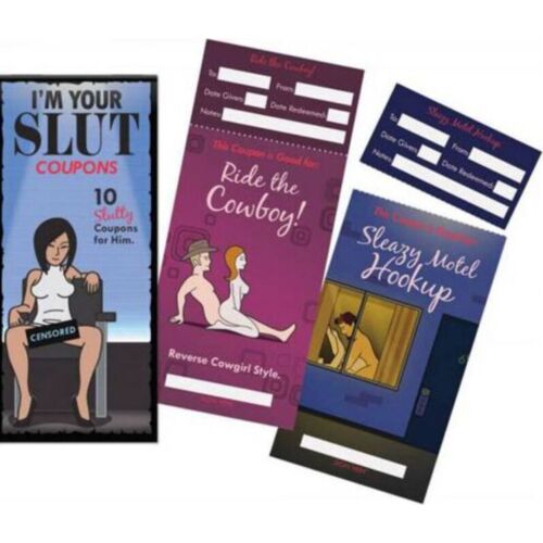 Jeux de couple KHEPER GAMES IM YOUR SLUT COUPONS avec 10 coupons