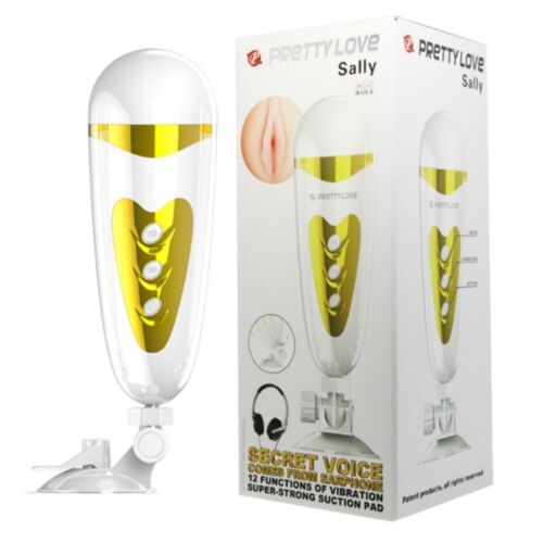 Masturbateur Masculin Pretty Love Sally avec Vibration et Son
