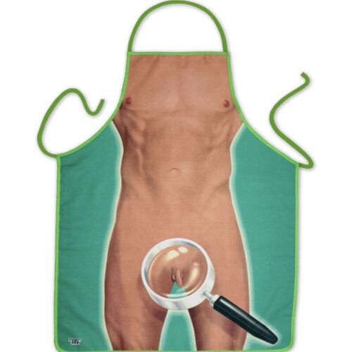 Tablier Diablo Picante Grossissant pour Hommes avec illustrations érotiques et amusantes