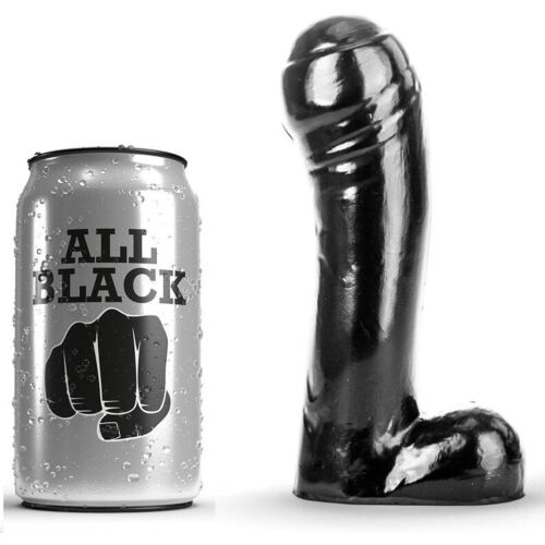 Dildo ALL BLACK 15 CM - Défi amusant pour débutants