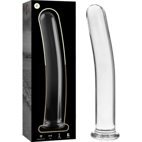 Dildo en cristal Nebula de 18,5 cm