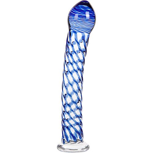 Gode en verre semi-courbé S Pleasures Crystal AQUARIUS