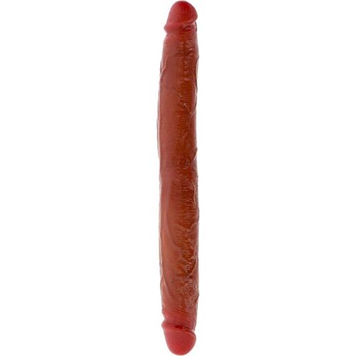 Gode double en silicone Get Real caramel
