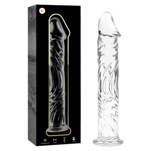 Dildo NEBULA SERIES BY IBIZA en cristal borosilicate, 17 cm