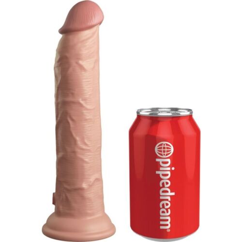 Dildo Vibreur King Cock Elite 23 cm avec Télécommande
