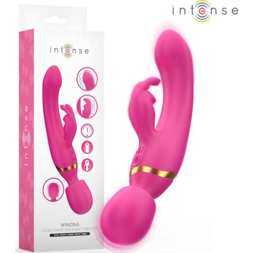 Vibromasseur double INTENSE Winona Rabbit & Wand