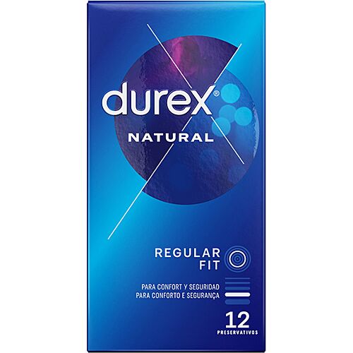 Préservatifs Naturels Durex 12 unités.