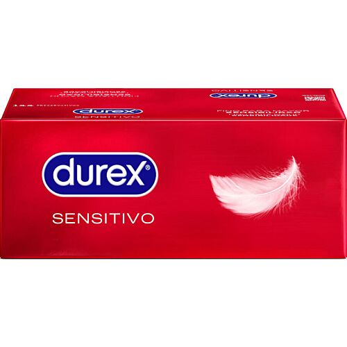 Préservatifs Durex Sensitivo 144 unités avec ajustement recommandé