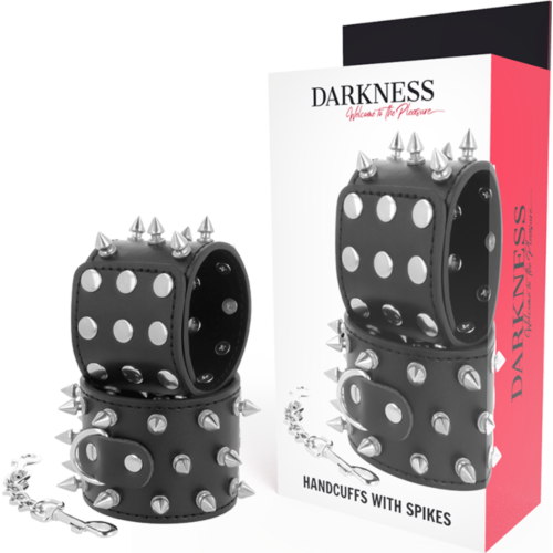 Menottes BDSM DARKNESS Skulls and Bones avec pointes