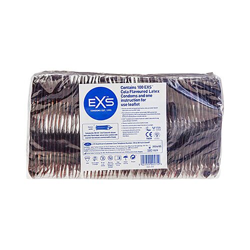 Préservatifs Exs Crazy Cola 100 unités pour sexe oral