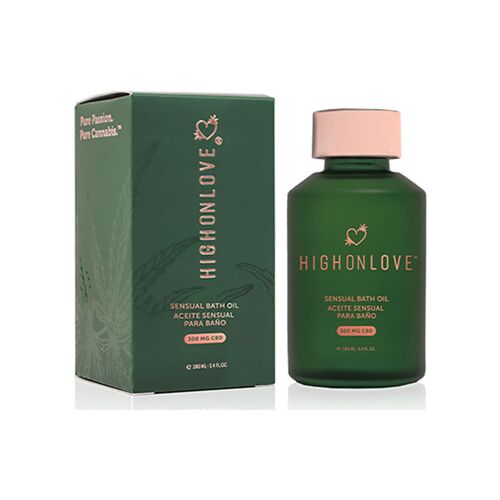 Huile de Bain High On Love 300 mg CBD pour Détente