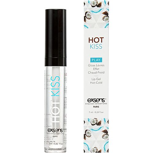 Brillant à lèvres Exsens Hot Kiss Coconut - Effet chaud et froid