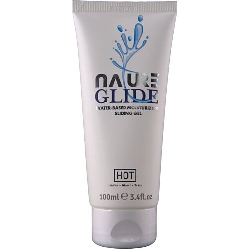 Lubrifiant à Base d'Eau HOT Nature Glide 100 ml - Sensation Naturelle