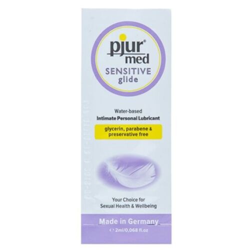 Lubrifiant à base d'eau PJUR MED SENSITIVE GLIDE 2 ml