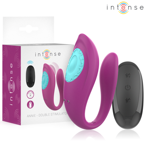 Vibrateur INTENSE ANNIE - Stimulation U et télécommande