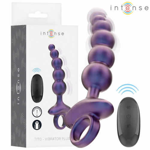 Vibrateur anal INTENSE TITO avec télécommande