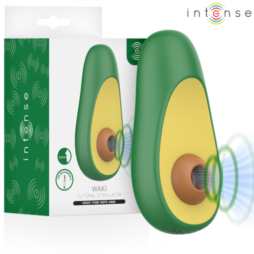 Stimulateur Suceur INTENSE FUN TOYS WAKI AVOCADO