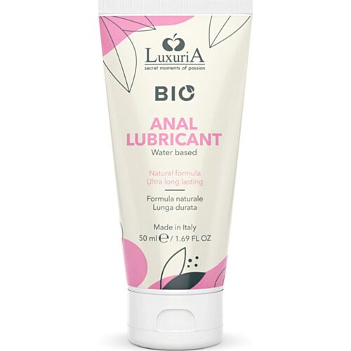Lubrifiant Anal INTIMATELINE LUXURIA BIO 50 ML | Hydratation durable