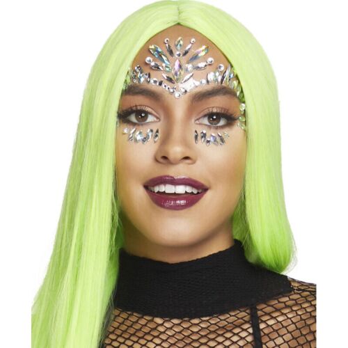 Bijou adhésif pour le visage Leg Avenue Iris, joyas iridiscentes