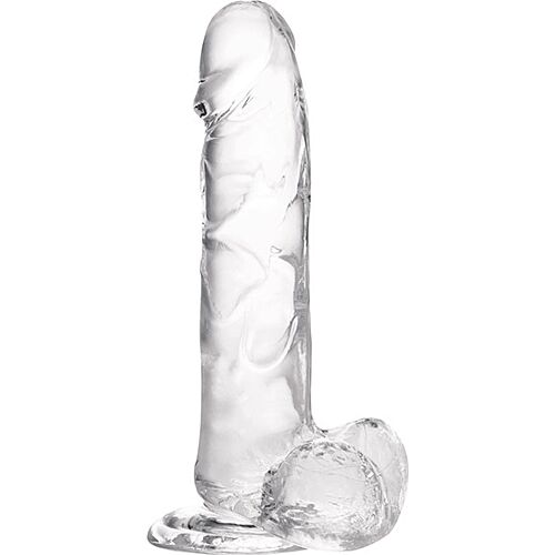 Dildo transparent S Pleasures - Réaliste et flexible