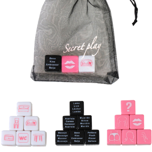 Jeu de 3 dés érotiques SECRETPLAY 100% GAMES