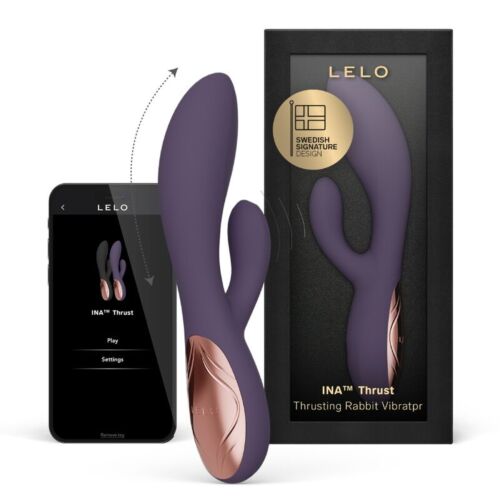 Vibrateur Rabbit LELO INA THRUST avec mouvement de poussée