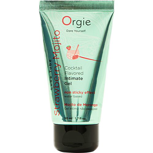Lubrifiant Orgie Lube Tube Cocktail fraise mojito 50 ml