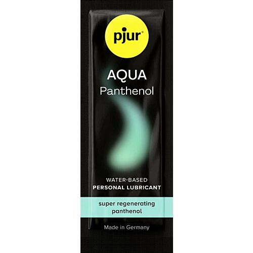 Lubrifiant à base d'eau PJUR AQUA Panthenol 2 ml