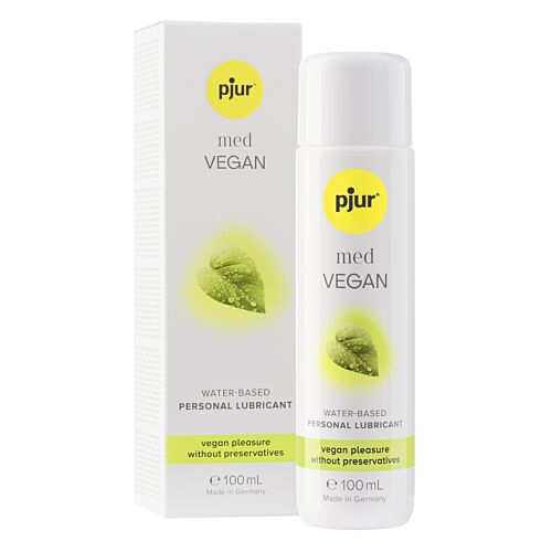 Lubrifiant Pjur Med Vegan Glide 100 ml pour hydratation naturelle