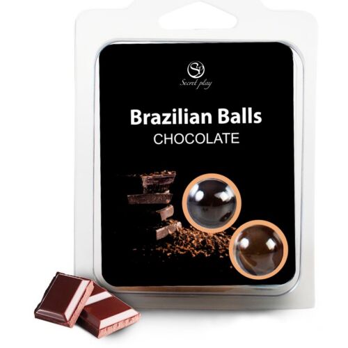 Lubrifiant Secretplay - Boules Brésiliennes Chocolat