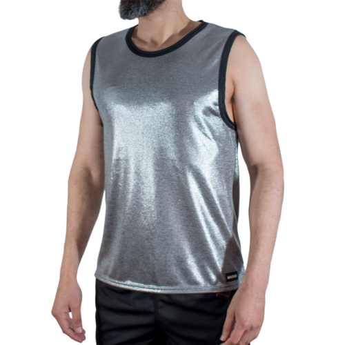 T-shirt MACHO UNDERWEAR à Paillettes Finies S/M