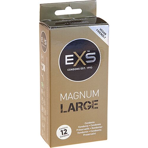 Préservatifs Exs Magnum Large 12 unités pour pénis plus grands