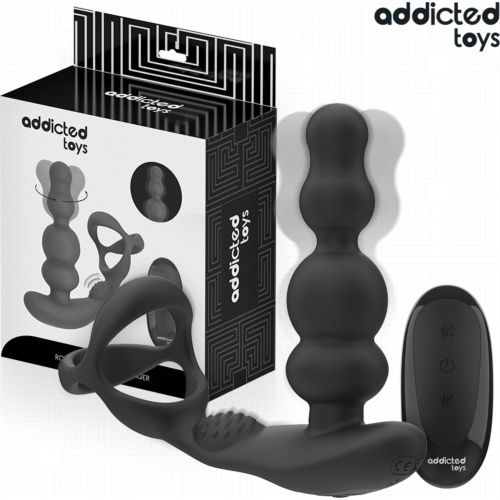 Masseur prostatique Addicted Toys avec télécommande rotative