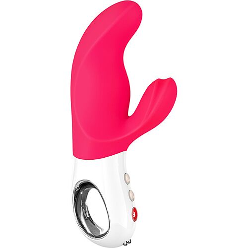 Vibromasseur Miss Bi Dual - Rose/Blanc