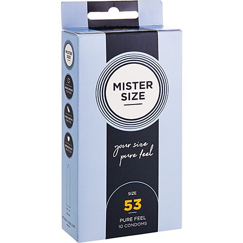 Préservatifs MISTER SIZE 53 MM - Ajustement sur mesure
