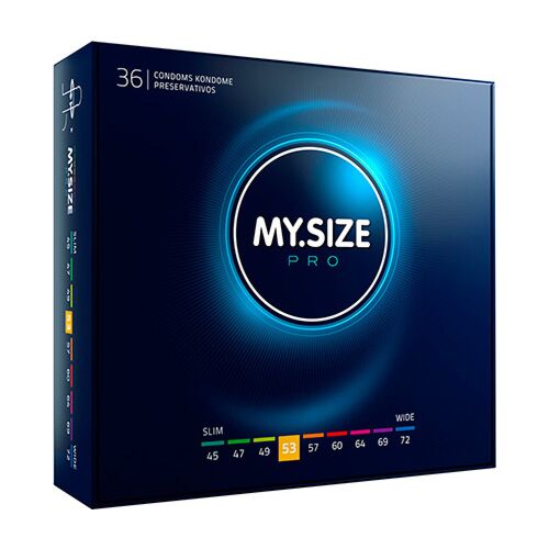 Préservatifs MY SIZE PRO 53 MM | Ajustement sur mesure