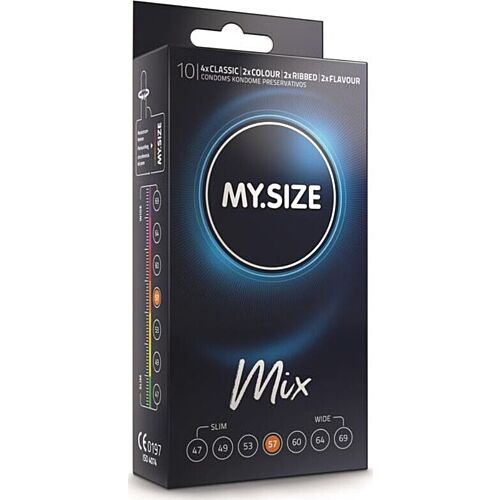 Pack Mix MySize 57mm - 10 préservatifs